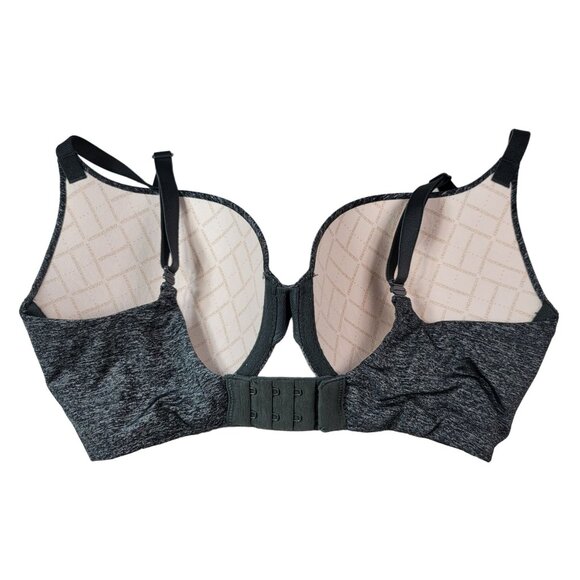 Victoria's Secret Underwire T Shirt Bra Gray 32DD Adj Padded Perfect Coverage - Picture 5 of 9